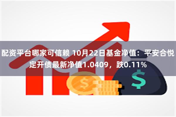 配资平台哪家可信赖 10月22日基金净值：平安合悦定开债最新净值1.0409，跌0.11%