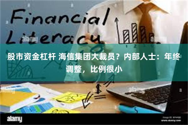 股市资金杠杆 海信集团大裁员？内部人士：年终调整，比例很小