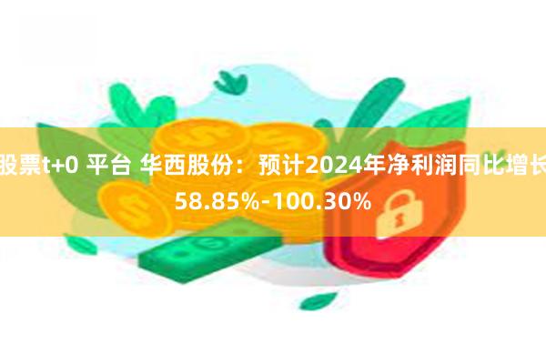 股票t+0 平台 华西股份：预计2024年净利润同比增长58.85%-100.30%